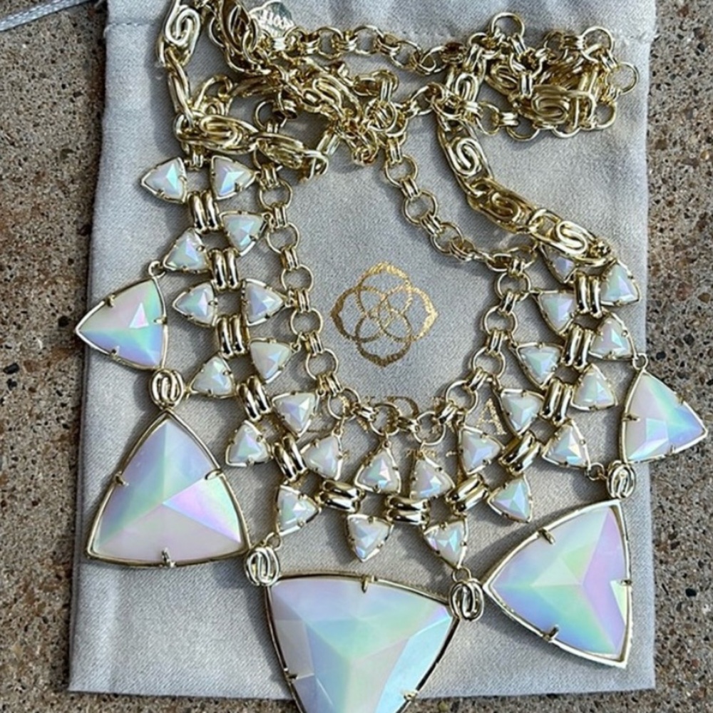DISO Kendra Scott white iri Emily